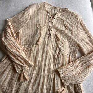 Ulla Johnson Helena Striped Mini Dress